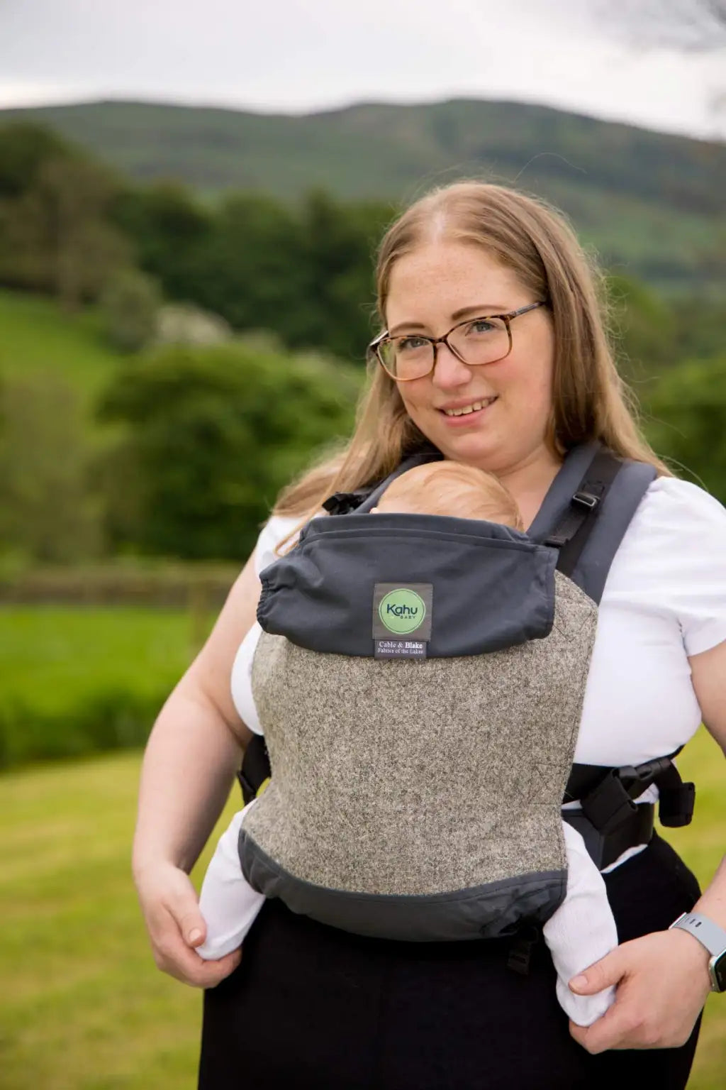 KahuBaby Herdwick Tweed Carrier